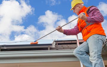 Maesbrook soft wash roof cleaning